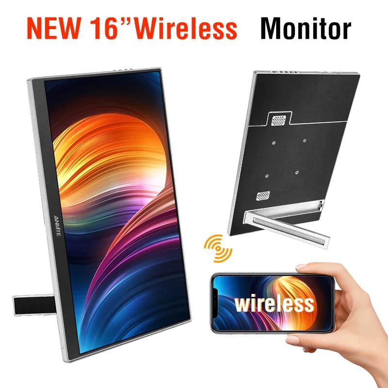 Wireless Projection Monitor - Portable Display for Laptop & Phone - image 3