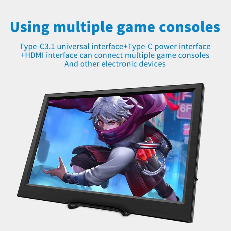 Portable HDMI-Compatible Monitor for Gaming and Laptops - image 3