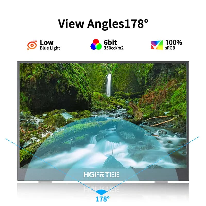 Portable 14.1 Inch Monitor - 1080P IPS Gaming Screen - image 2