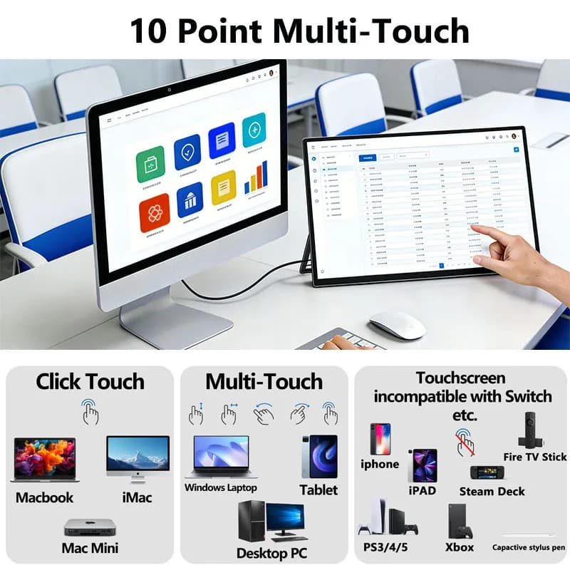 14.2 Inch Portable Touch Monitor – 2.5K QHD Display - image 4
