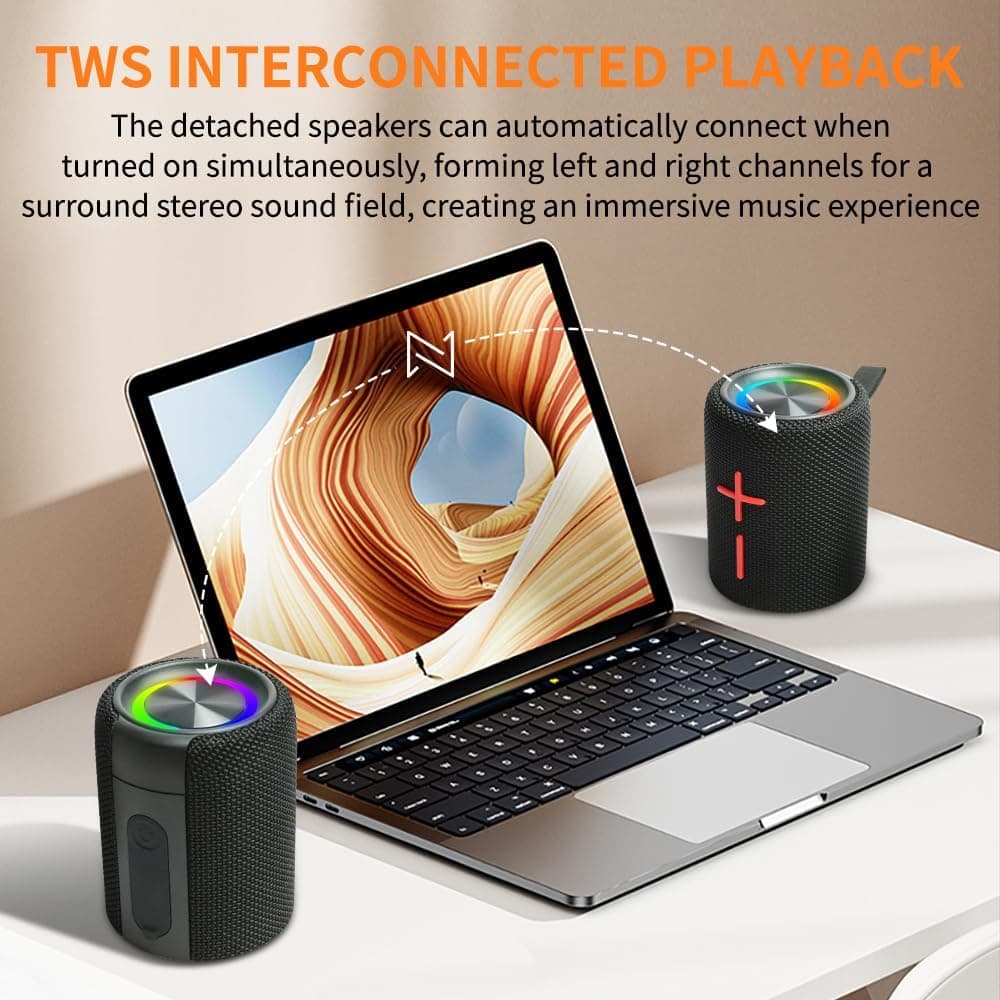 CYBORIS 2 in 1 Magnetic Bluetooth Speaker - image 3