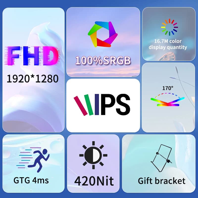 Portable IPS Monitor 10.5 inch - Ideal for Gaming & More - image 2