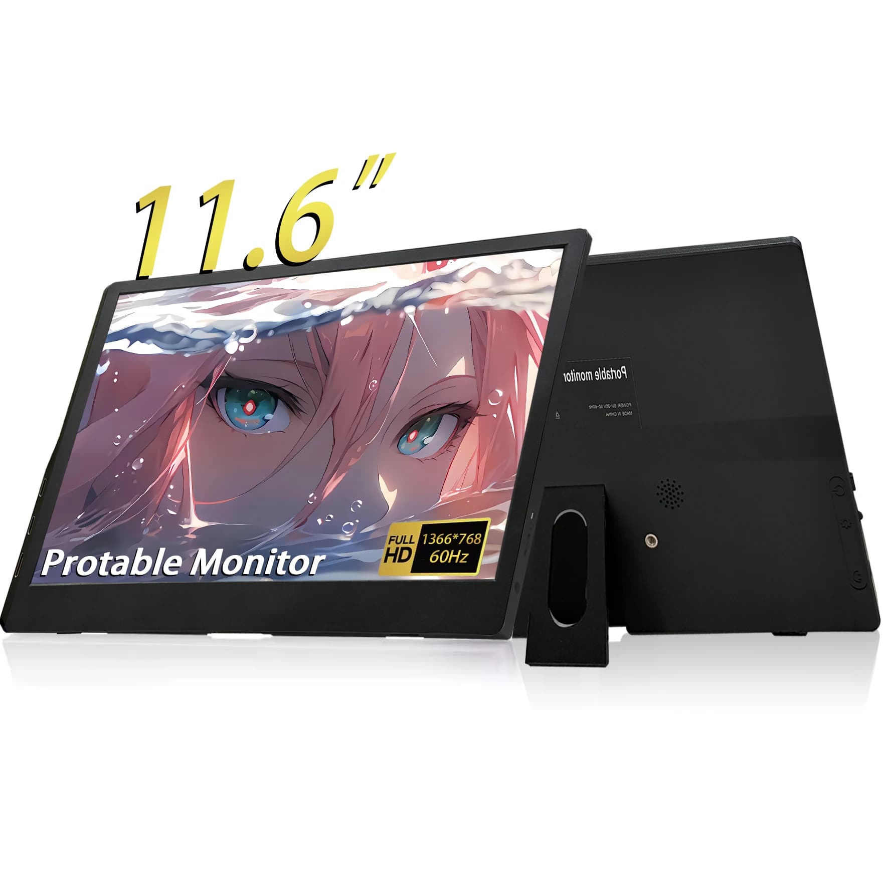 AHXJKA Portable Monitor – Travel Laptop Second Screen