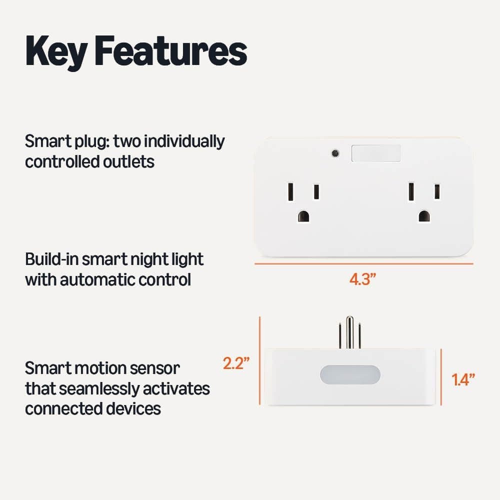 Amazon Basics Smart Plug with Night Light & Motion Sensor - image 2