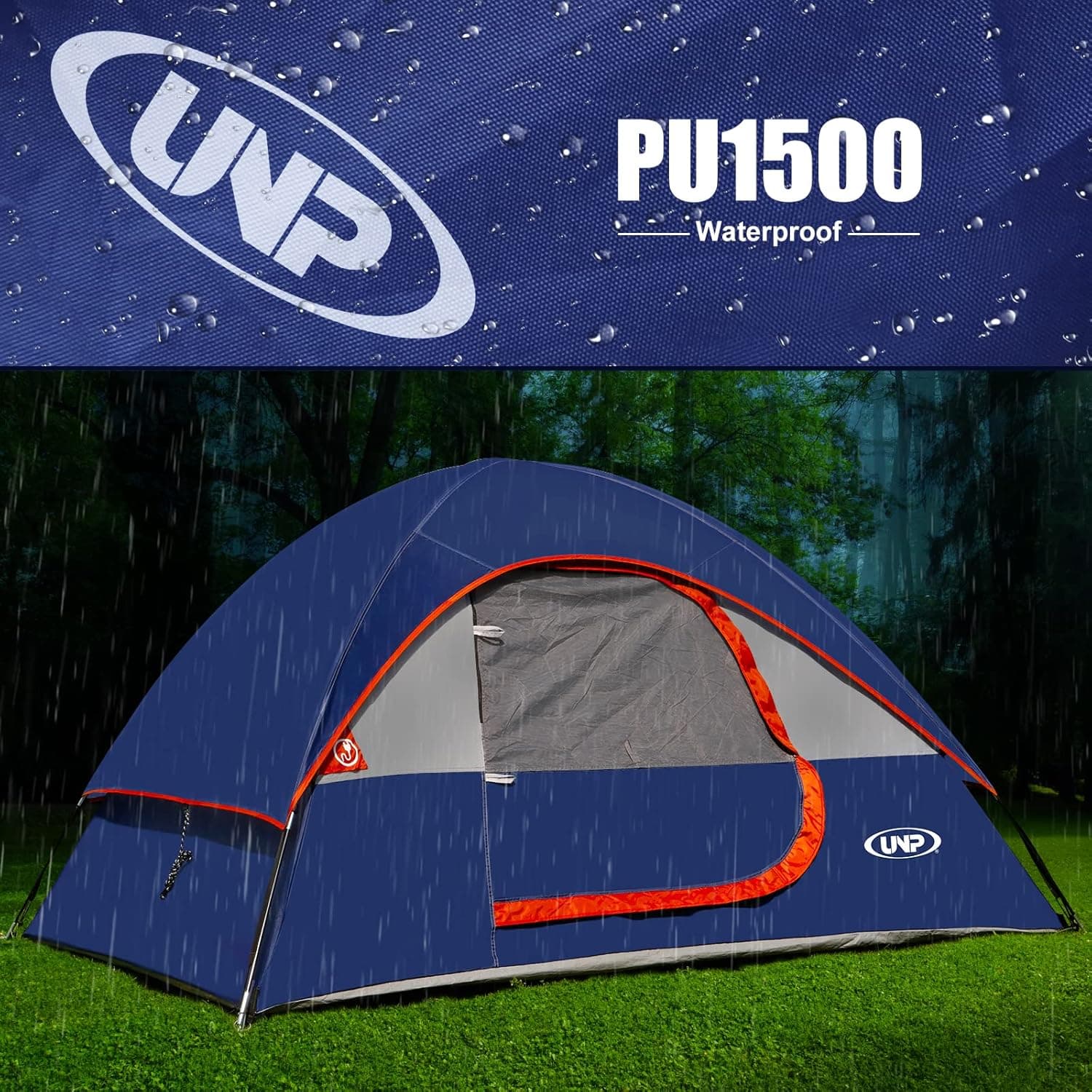 Spacious 2-4 Person Waterproof Camping Tent - image 5
