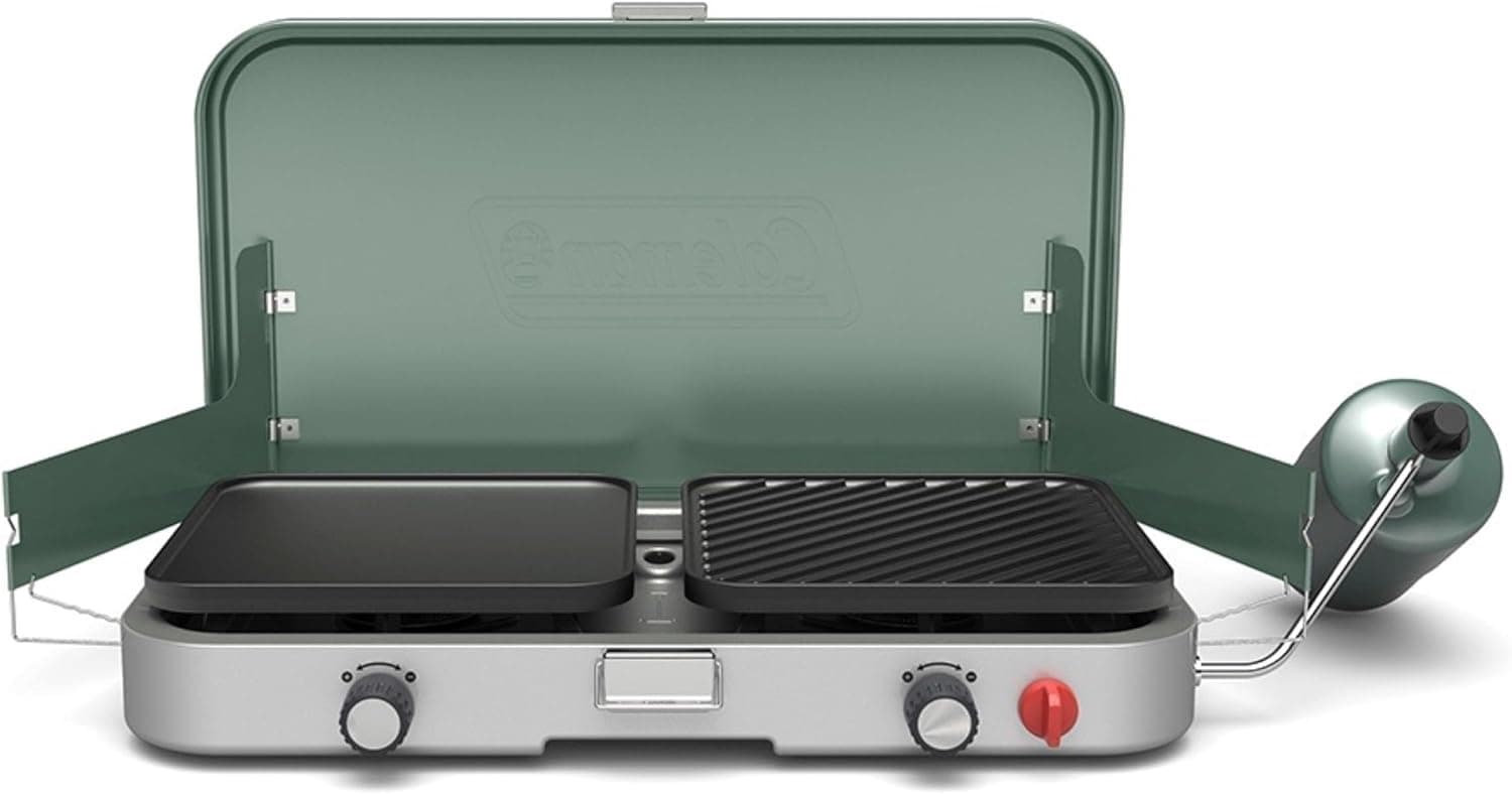 Coleman Cascade 3-in-1 Portable Camp Stove & Grill
