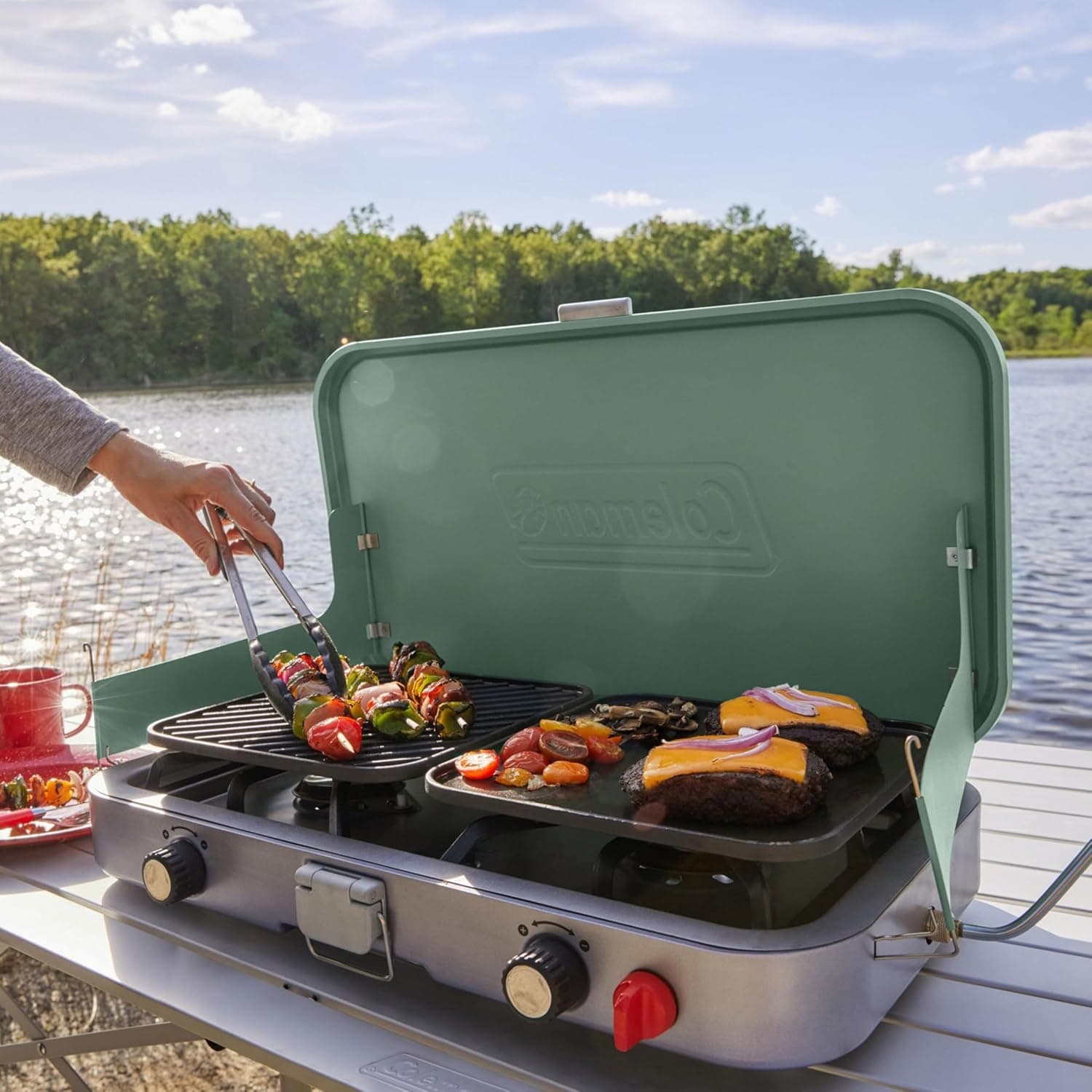 Coleman Cascade 3-in-1 Portable Camp Stove & Grill - image 5