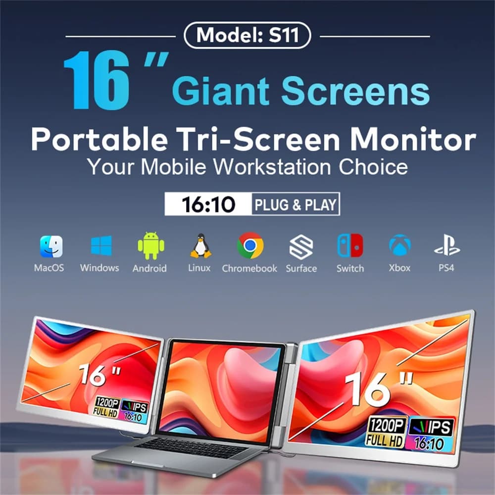 FHD IPS Gaming Series Portable Monitor - High Definition Extender - image 4