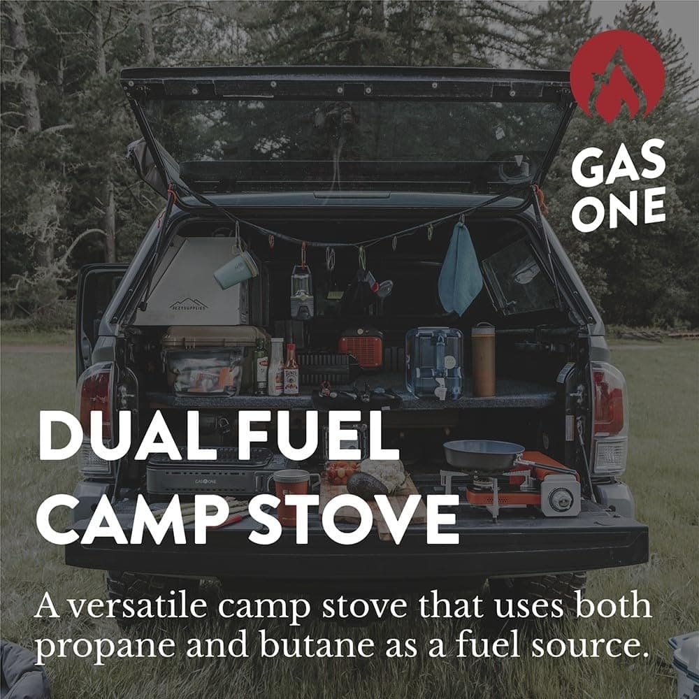 Gas One GS-3400P Portable Dual Fuel Camping Stove with Carrying Case - image 2