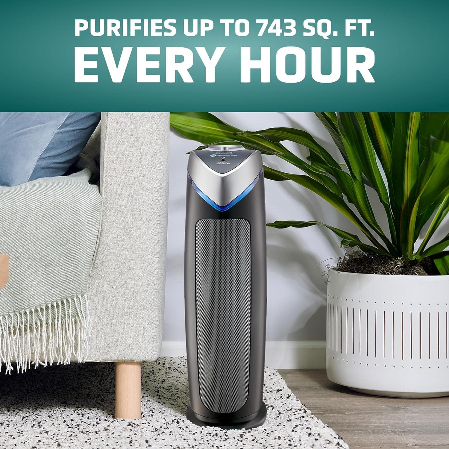 GermGuardian 4-in-1 HEPA Air Purifier for Large Spaces - image 4