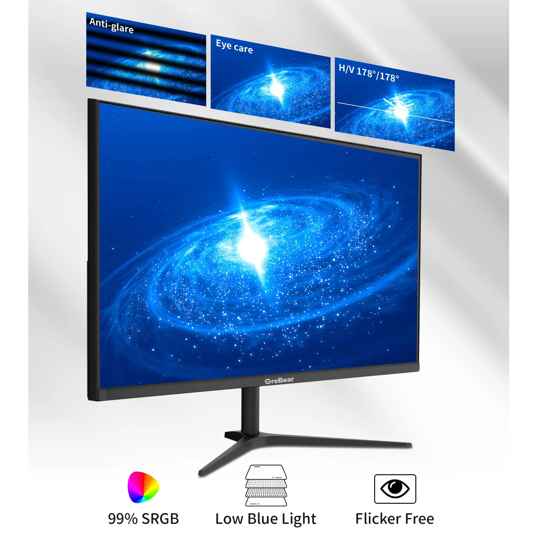 GreBear 27-inch FHD 1080p IPS Computer Monitor - image 4