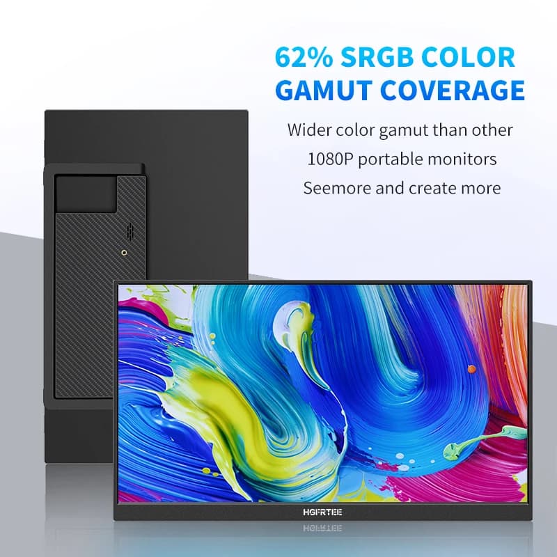 HGFRTEE Portable Monitor - 15.6 inch FHD-IPS Display - image 3