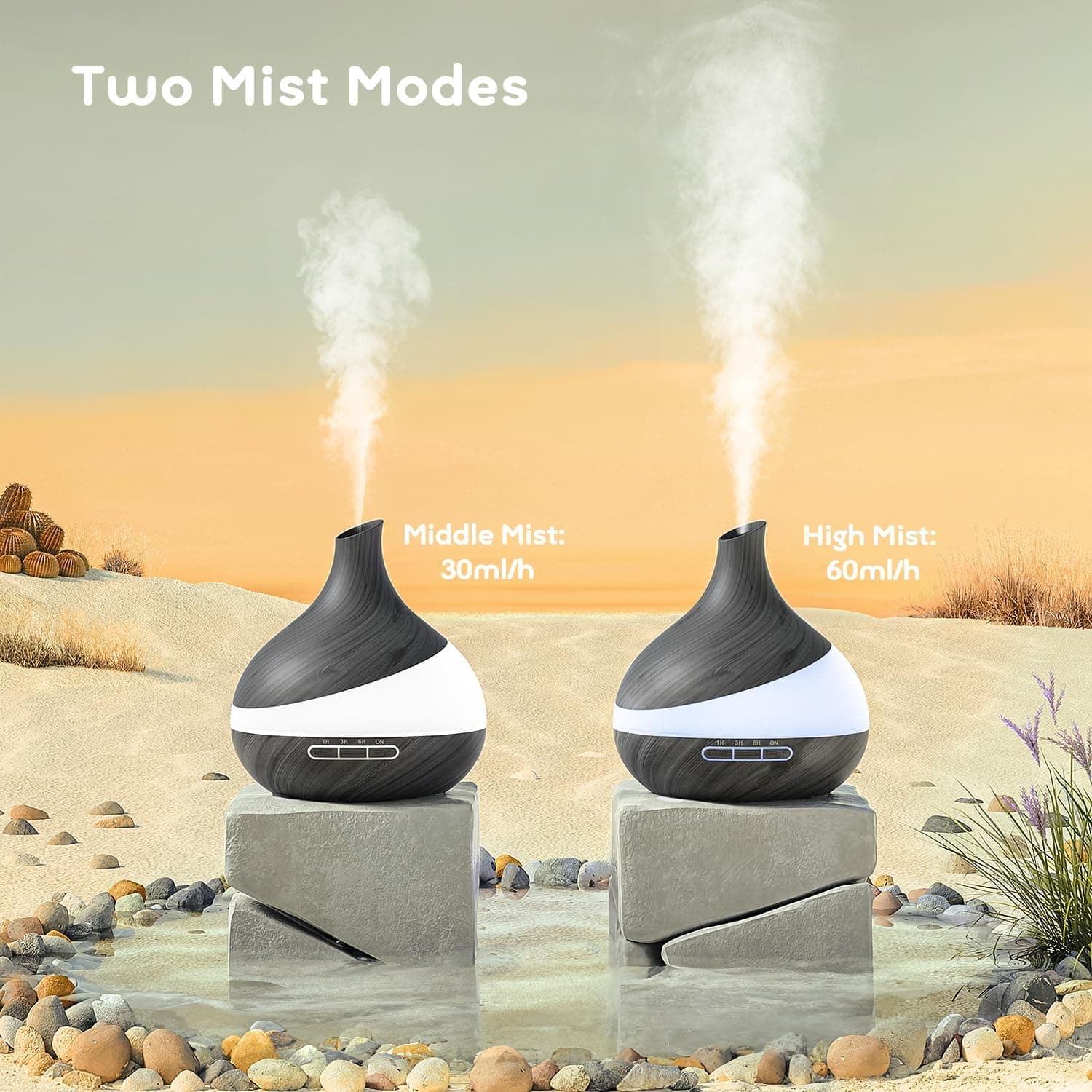 HJTHJT 500ML Essential Oil Diffuser with Remote Control – Perfect for Relaxation - image 4