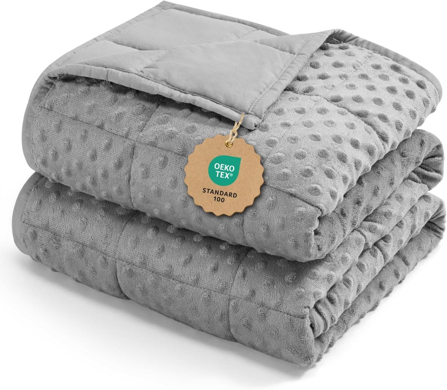 Kivik 15 lbs Breathable Weighted Blanket - Grey