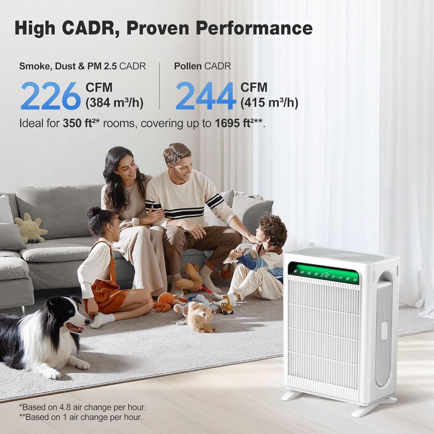 KNKA HEPA Air Purifier for Large Rooms - image 2