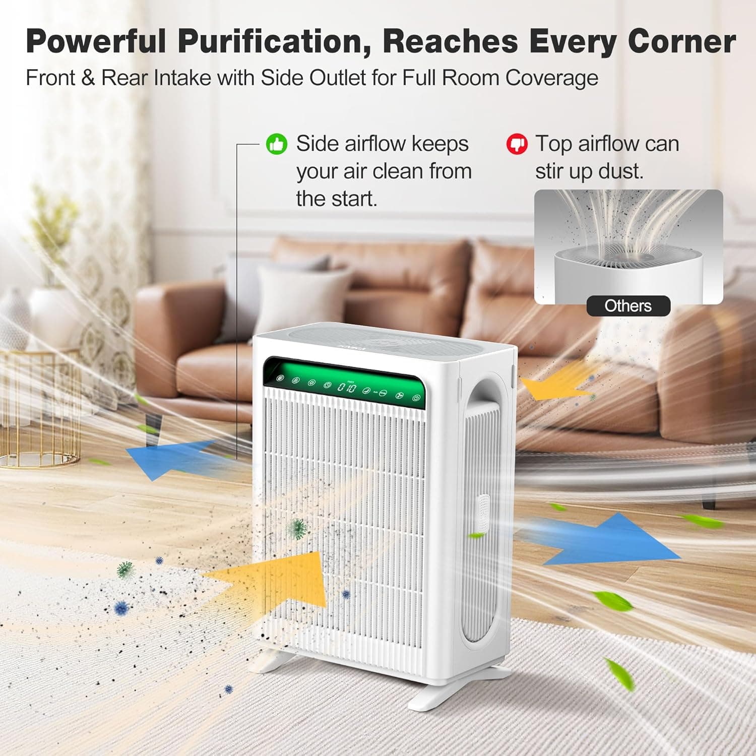 KNKA HEPA Air Purifier for Large Rooms - image 3