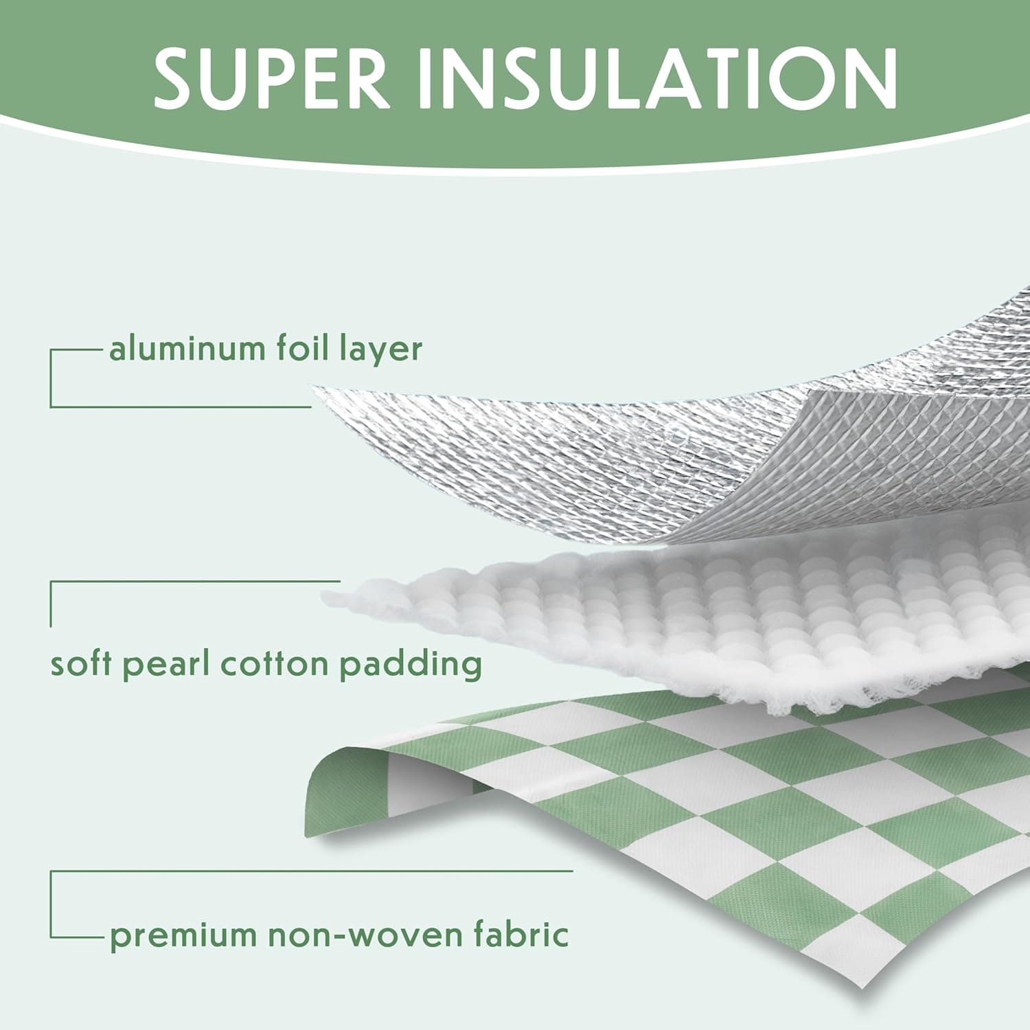 Ohocut Insulated Checkerboard Grocery Bags – 2 Pack - image 5