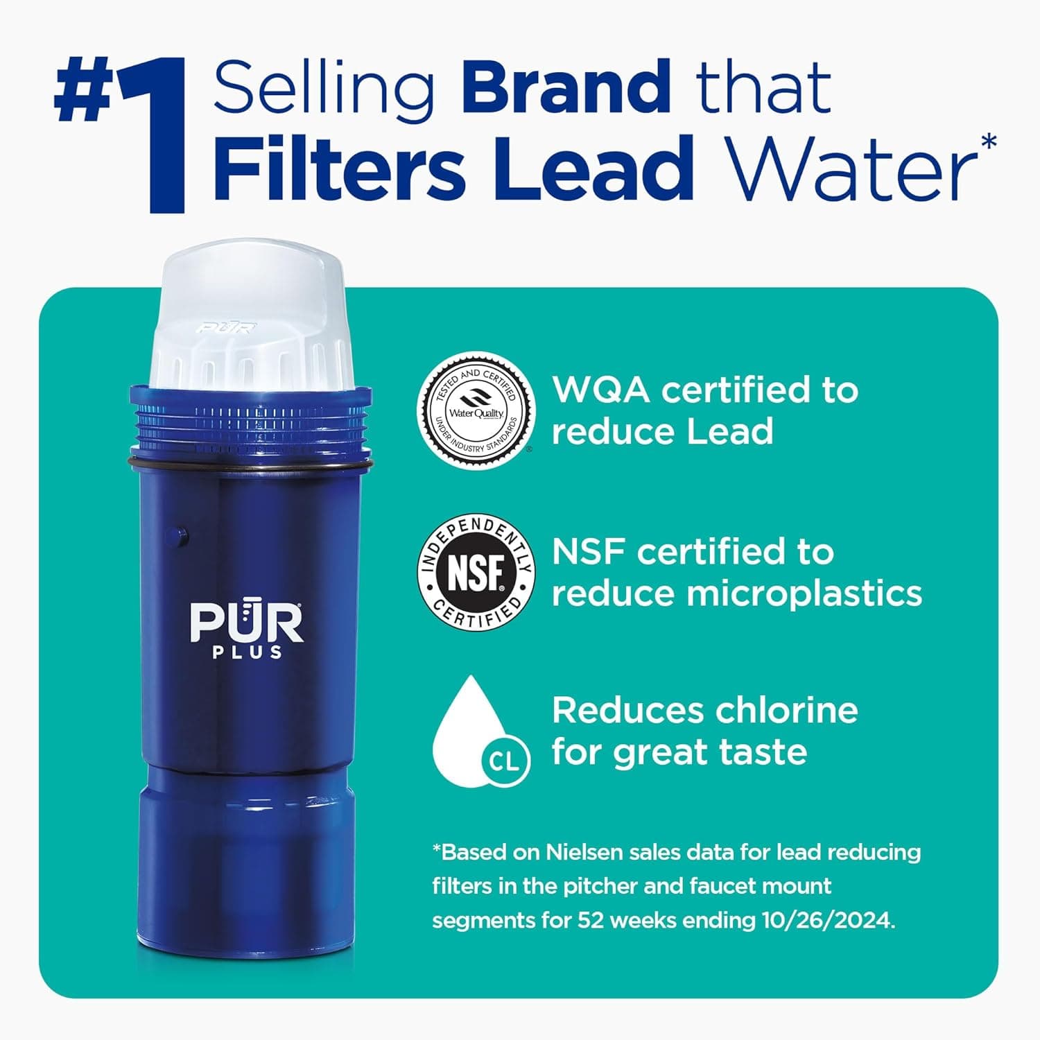 PUR Plus 7-Cup Refrigerator Water Filter Pitcher - Clean and Convenient - image 4