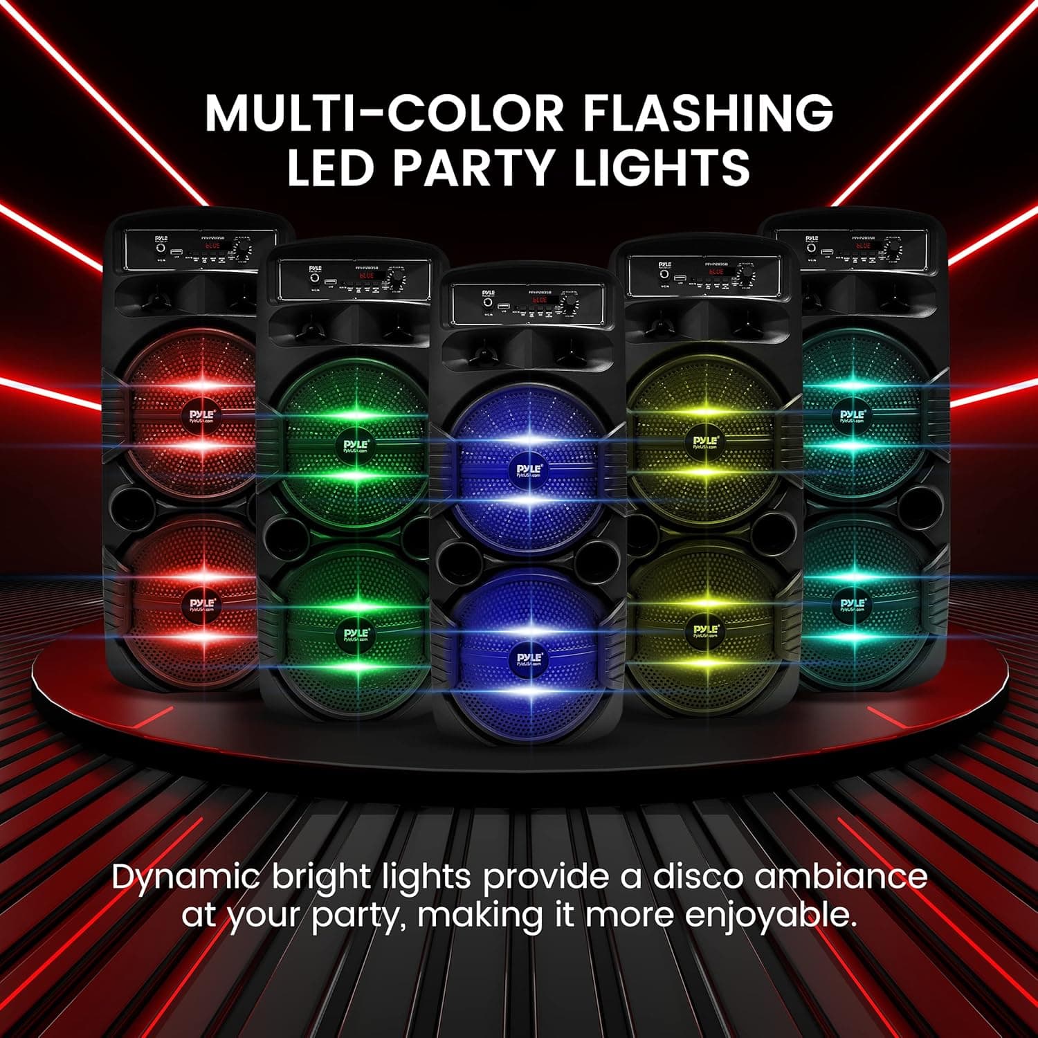 Powerful Pyle Portable Bluetooth Speaker for Events - image 3