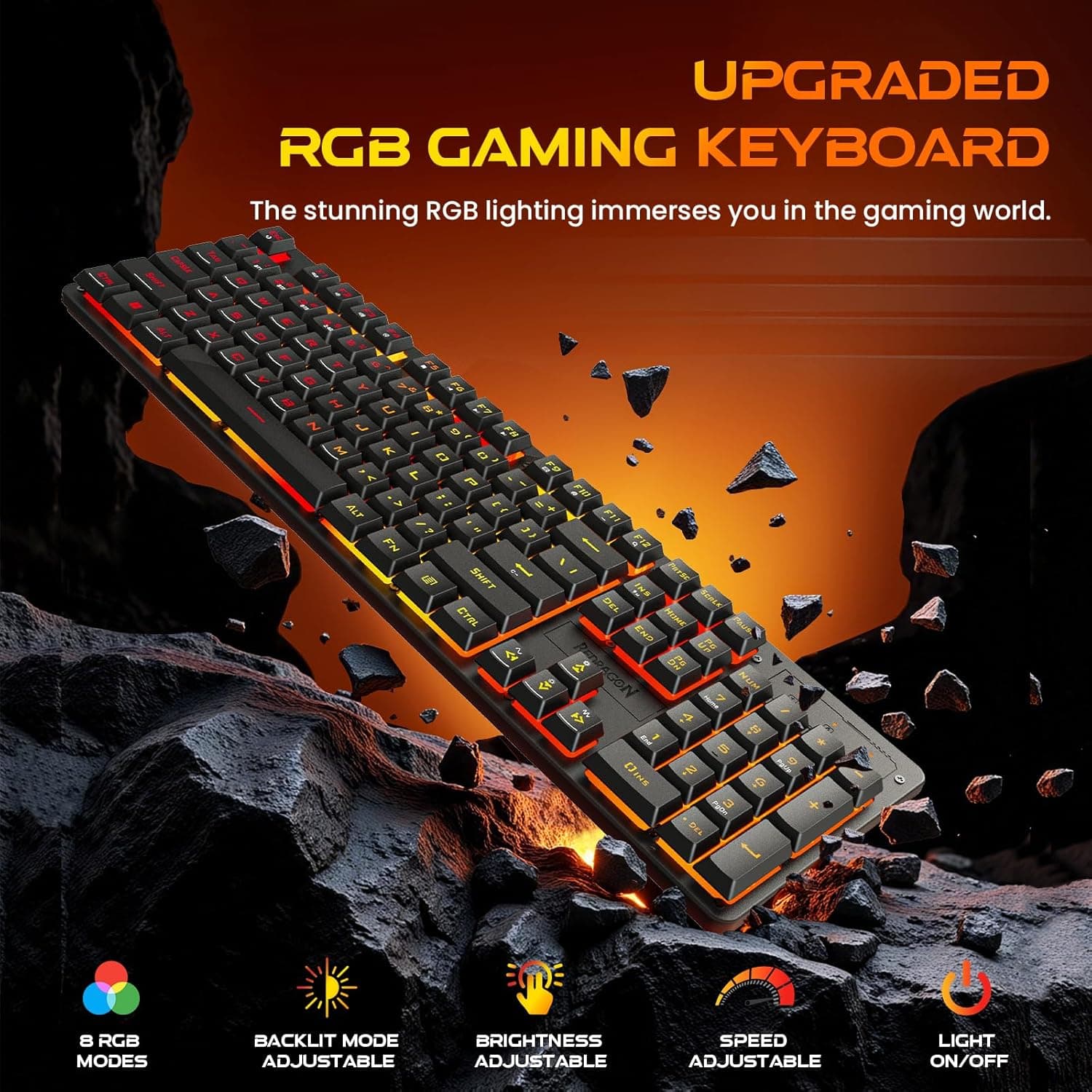 Redragon K521KS: Versatile Wireless Mechanical Gaming Keyboard - image 3