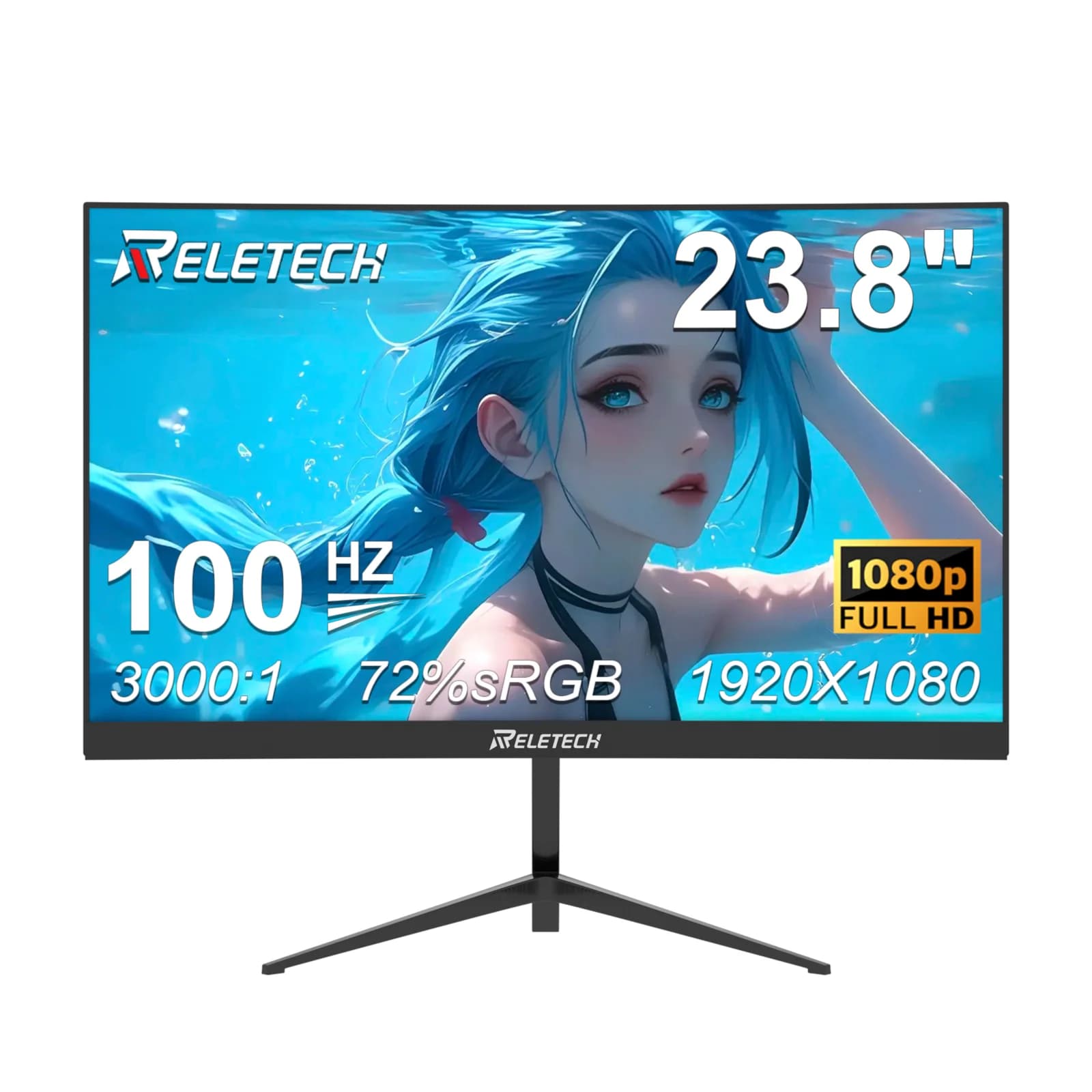 Reletech 23.8-Inch Curved Gaming Monitor