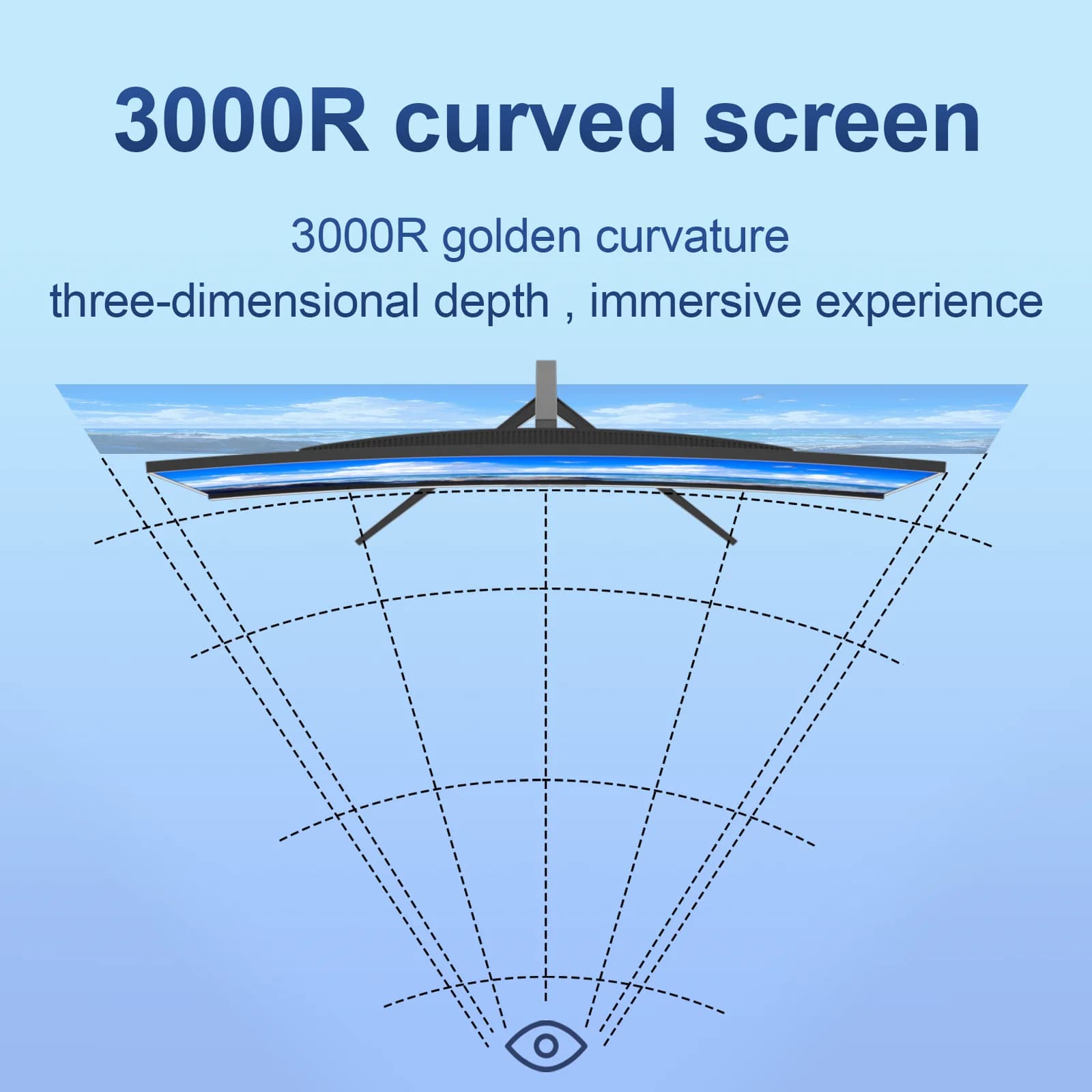 Reletech 23.8-Inch Curved Gaming Monitor - image 4