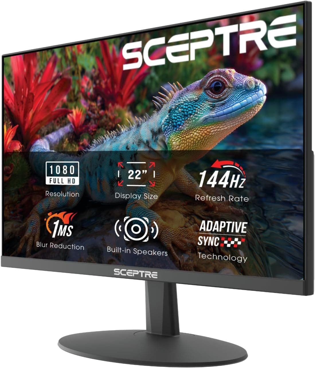 Sceptre 22-Inch FHD Gaming Monitor with Built-in Speakers