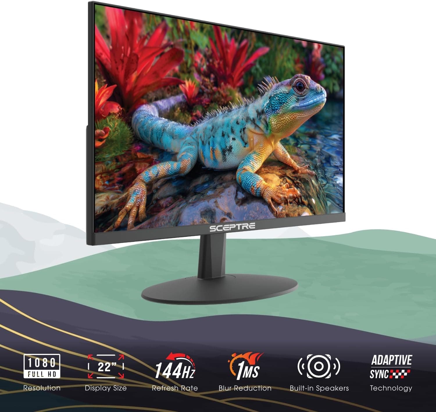 Sceptre 22-Inch FHD Gaming Monitor with Built-in Speakers - image 2