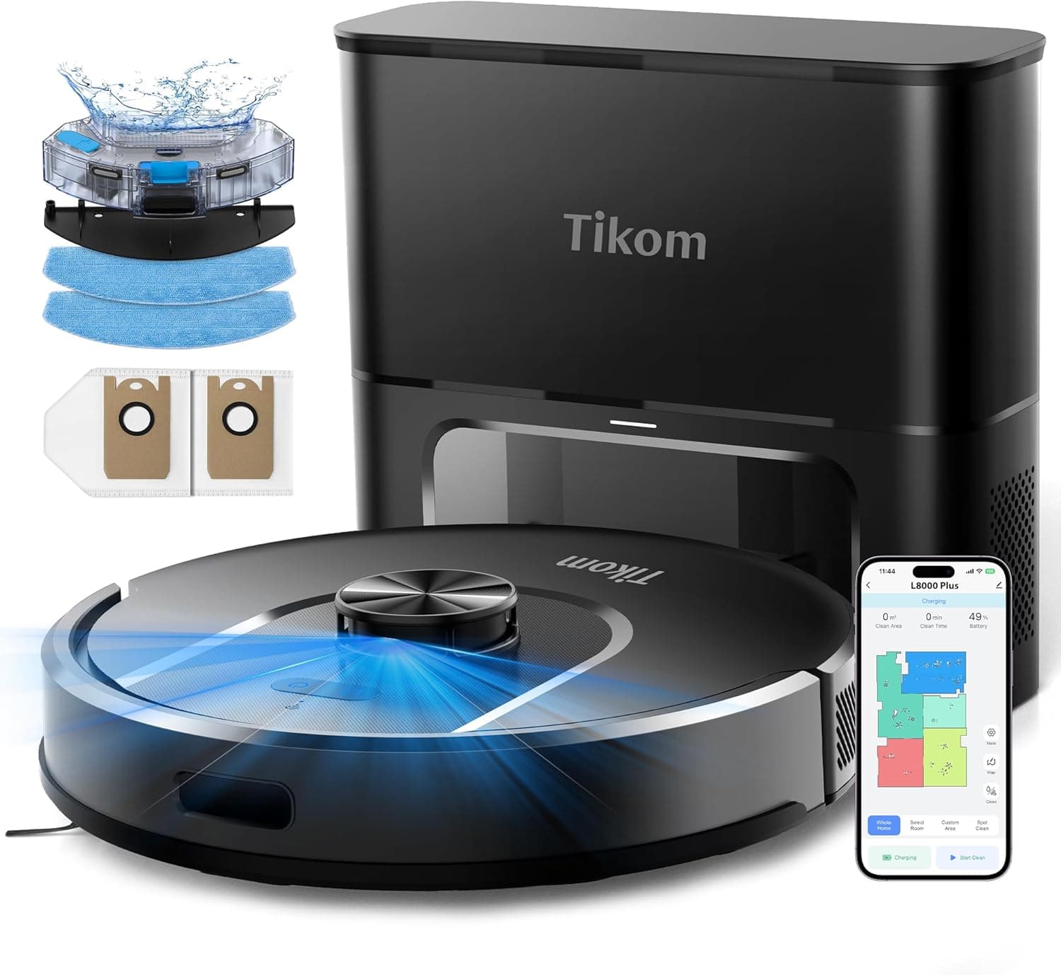 Tikom L8000 Plus: Advanced Robotic Vacuum & Mop