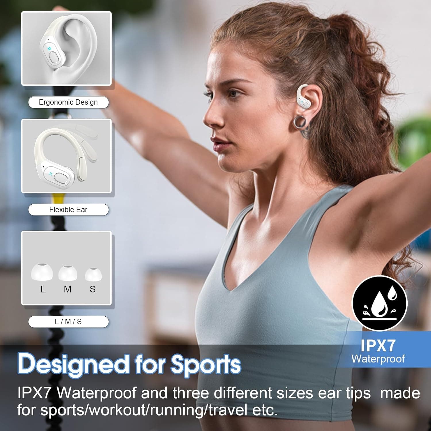 Aptkdoe Wireless Earbuds - 75 Hours Playtime & Noise Cancelling - image 3
