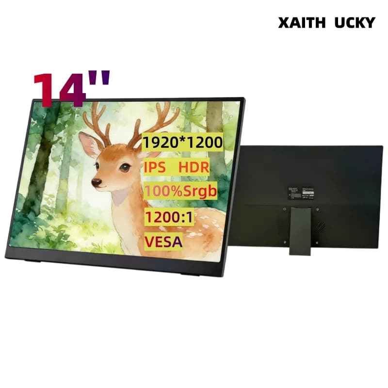 XAITH UCKY 14-inch Portable Monitor - FHD IPS Display