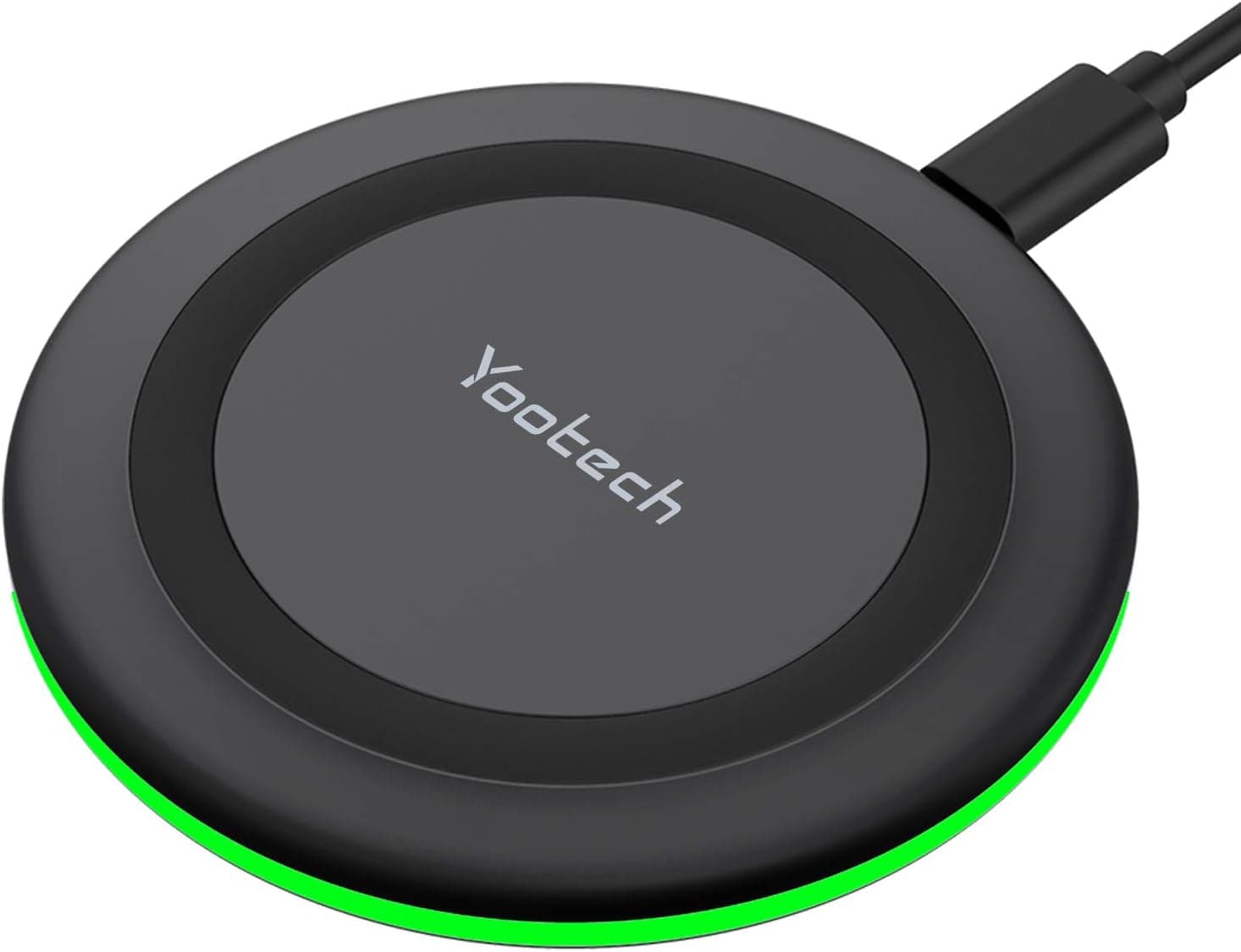Yootech 10W Max Wireless Charging Pad for iPhone and Samsung