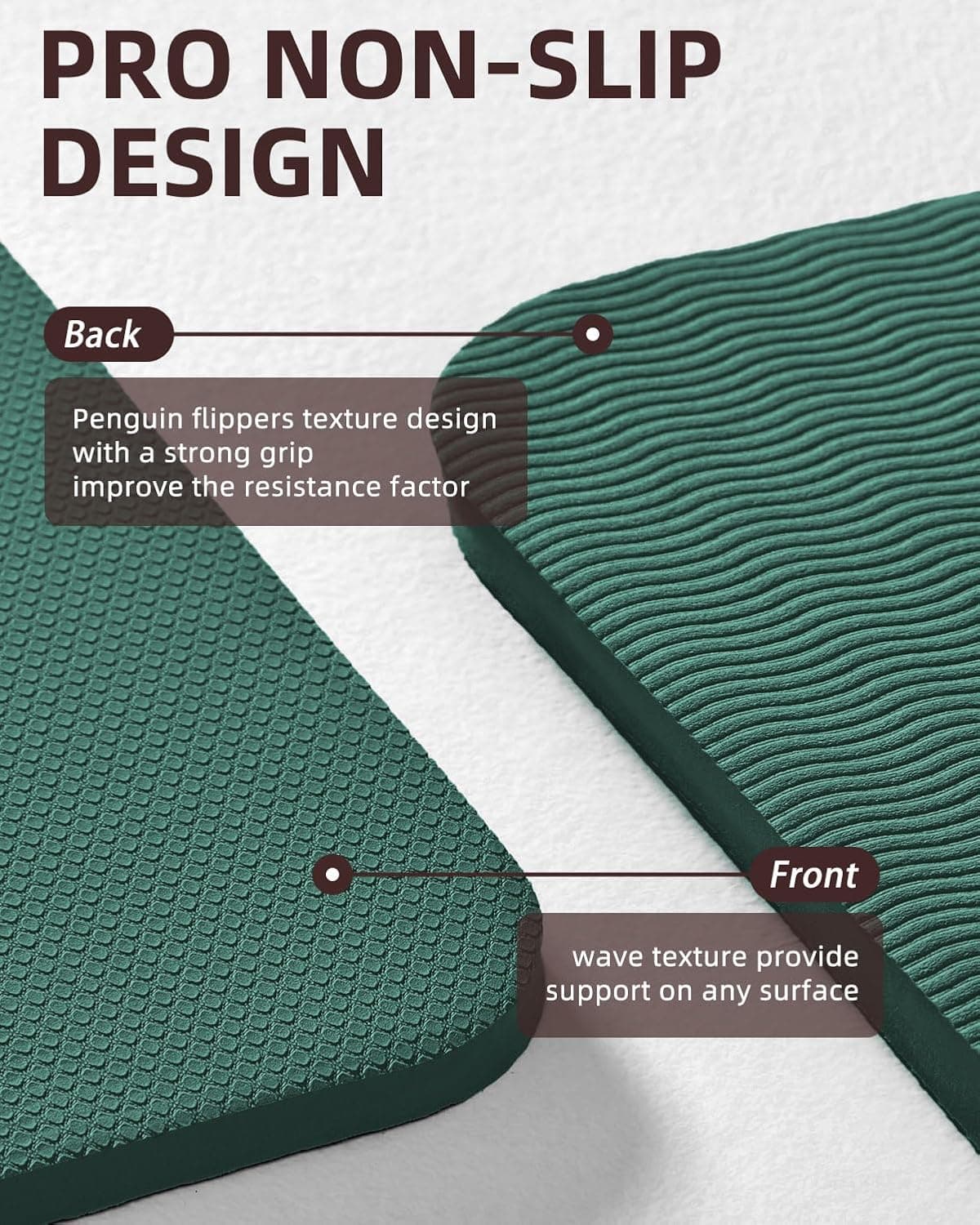 YOTTOY Extra Wide Non-Slip Yoga Mat with Carry Bag - image 3