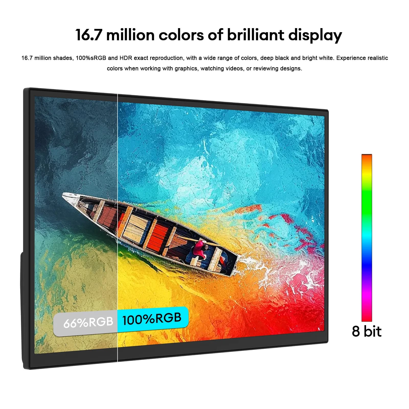 ZEUSLAP Portable Gaming Monitor - 18.5 Inch Full HD - image 2