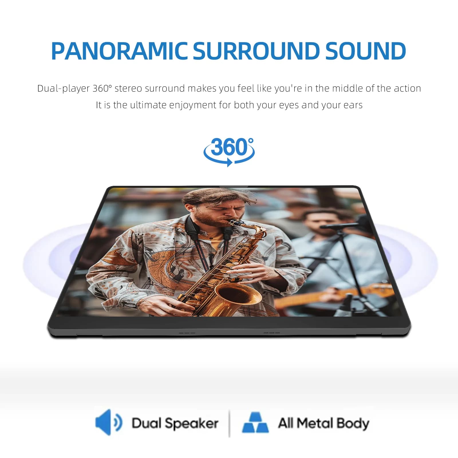 ZSUS 10.5-Inch Portable Monitor for Consoles and PCs - image 5